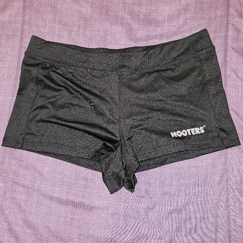 Like New Hooters Uniform black shorts - Size SMALL - RARE